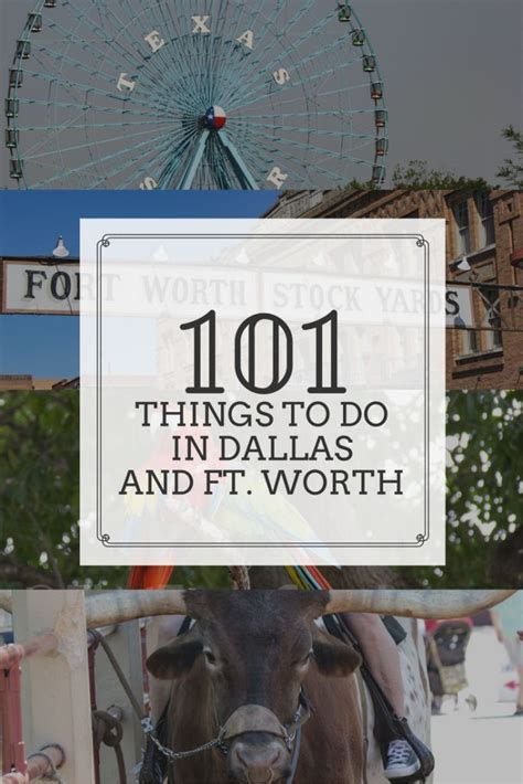 101 Things To Do In Dallas Fort Worth Travel Usa Dallas Usa Travel