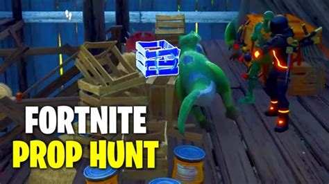 Enjoy a unique style of hide and seek with your friends. PROP HUNT || FORTNITE - YouTube