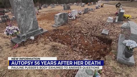 Pauline Pusser’s Body Exhumed To Answer Questions Wkrn News 2