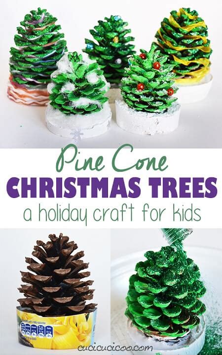 Diy Pine Cone Christmas Trees For Kids Diy Crush
