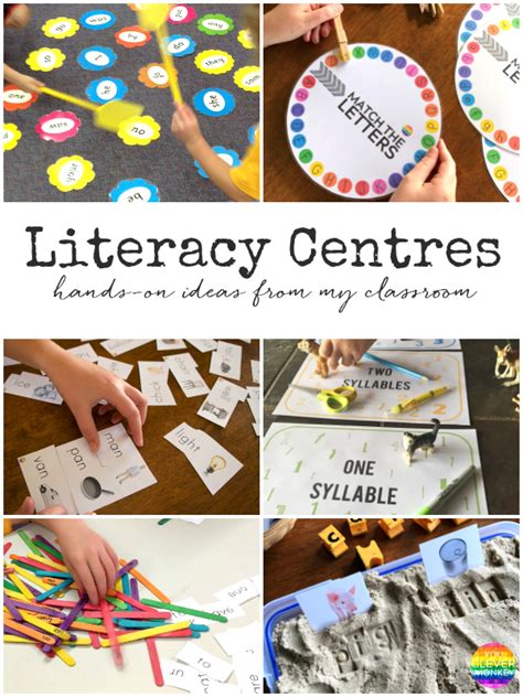 Literacy Centres Hands On Ideas For Learning You Clever Monkey