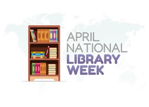 Vector Graphic Of National Library Week Good For National Library Week