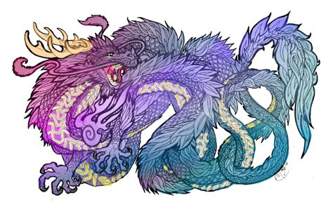 Rainbow Dragon 2 By Wolfyloveanime On Deviantart