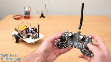Diy Arduino Rc Transmitter Arduino Robot Car Wireless Control