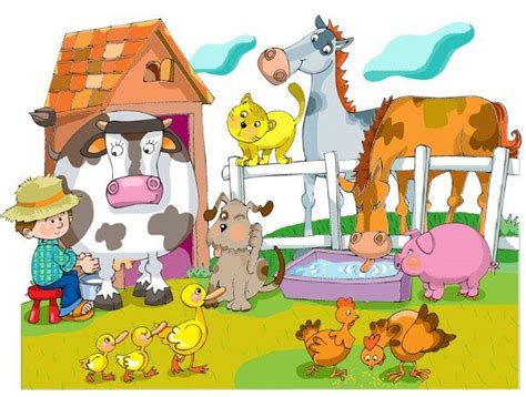 LA GRANJA: DIBUJOS DE UNA GRANJA PARA NIÑOS
