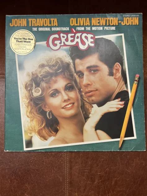 Grease John Travolta Olivia Newton John Vinyl Doppel Lp 1978 Eur 11
