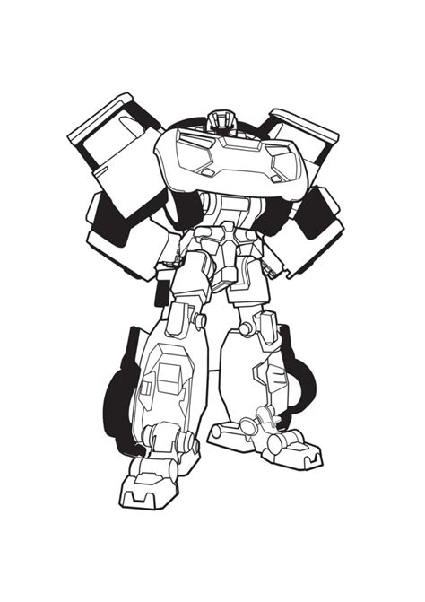 tobot coloring pages    print