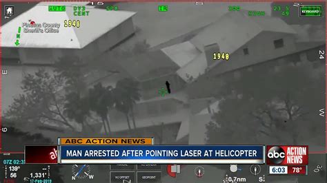 Clearwater Man Arrested For Pointing Laser At Helicopter