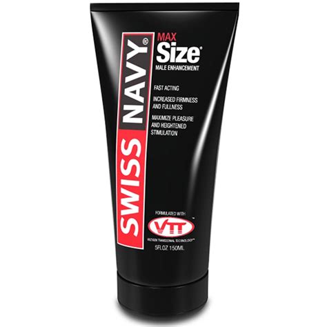 Swiss Navy Max Size Cream 5oz Shopee Singapore
