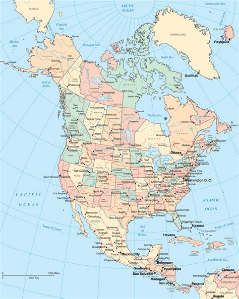 Continents The Continent Of North America