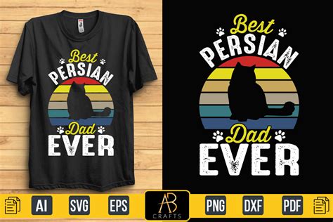 Best Persian Dad Ever Graphic By Abcrafts · Creative Fabrica