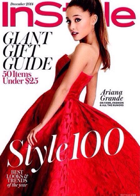 Ariana Grande For In Style Magazine Ariana Grande Red Formal Dress Formal Dresses Long Bae