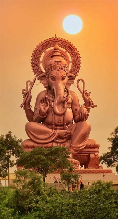 Lord Ganesha Big Statue Photo 864x1597 Resolution Wallpaper
