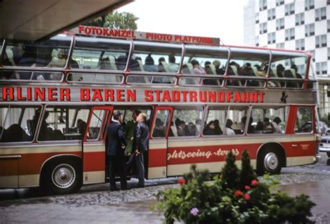Usually the upper compartment of the bus is roofless so that you get the feeling that there is nothing between you and the beautiful places that you see while. Free Vintage Stock Photo of Double decker tour bus - VSP