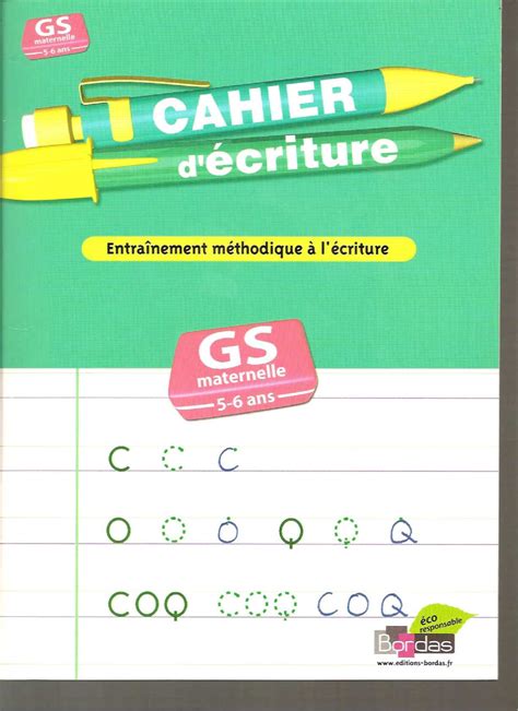 Cahier D Ecriture Ms Gs Calameo Downloader Dedans Cahier D Écriture