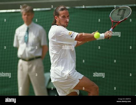 Tennis Wimbledon Mens Singles Patrick Rafter V Andre Agassi Hi Res
