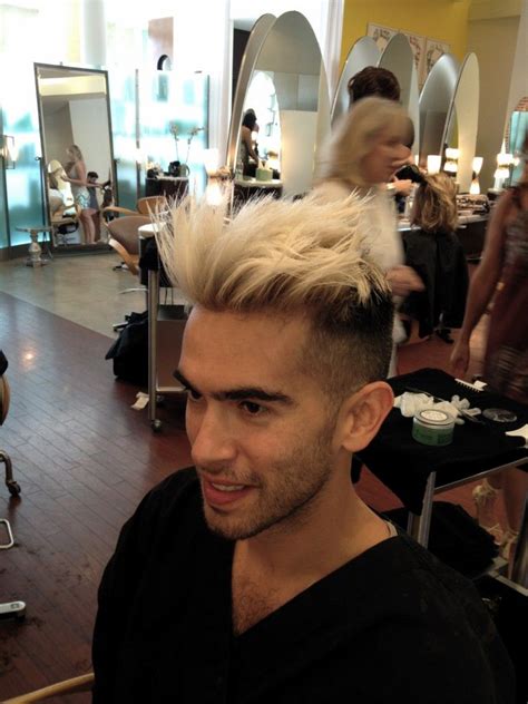 However, you should use some styling gel to hold your fauxhawk in place to showcase your new color. men-blonde-hair | Men blonde hair, Men hair color, Mens ...