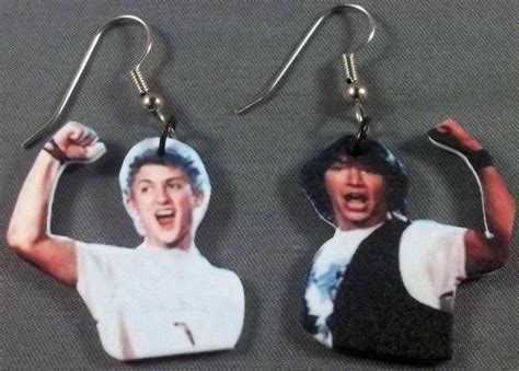 Bill And Teds Excellent Adventure Earrings 700 Via Etsy Want
