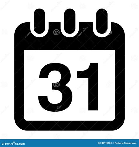 ícone De Calendário Mostrando a Data E Hora Do Compromisso Ano Do Mês Do Dia Ilustração do