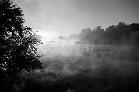 Morning Mist On River Stock Photo Image Of Rising Still 3205492