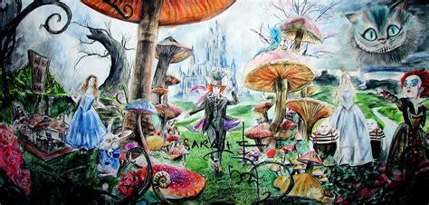Artstation Alice In Wonderland Signed