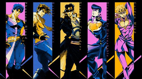 Jojos Bizarre Adventure All Characters Wallpaper Hd Anime 4k Wallpapers Images And Background