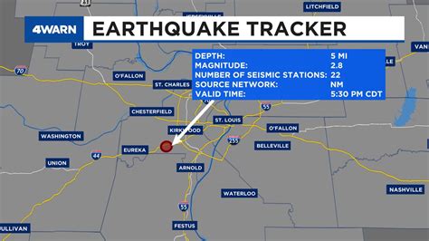 Magnitude 28 Earthquake Rattles St Louis Usgs Reports
