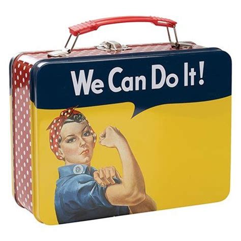 smithsonian rosie the riveter large tin tote rosie the riveter rosie