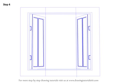 Drawing and painting improve the creativity of the kids. Learn How to Draw Wooden Windows (Furniture) Step by Step ...
