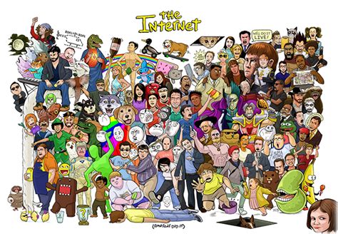 A Massive Collection Of Internet Memes Assembled In One Poster
