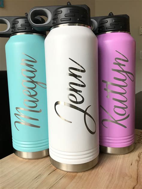 Personalized Water Bottles - Etsy Canada