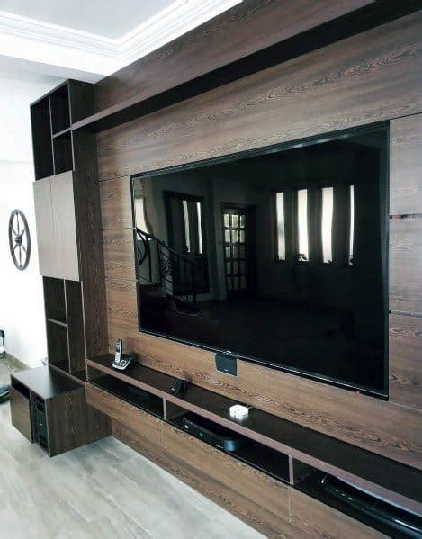 The wall mounted flat screen tv has become a contender for the feature wall of our living room, in place of a fireplace, so how do we decorate the space it occupies? Top 70 Best TV Wall Ideas - Living Room Television Designs