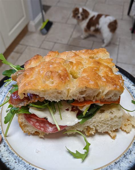 Homemade Focaccia Sandwich Rfood