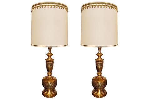A wide variety of asian table lamps options are available to you, such as certification, lamp luminous efficiency(lm/w), and lamp body material. Pair Of Asian Inspired Brass Lamps The Style Of James Mont ...
