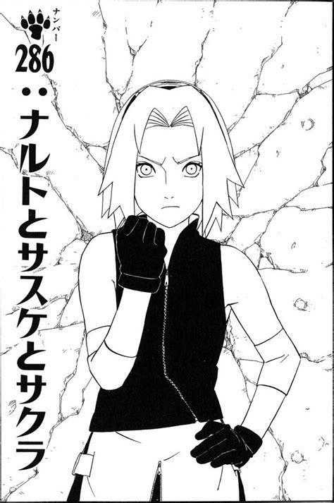 Sakura Haruno Naruto By Masayi Kishimoto Manga • Concept Art Manga