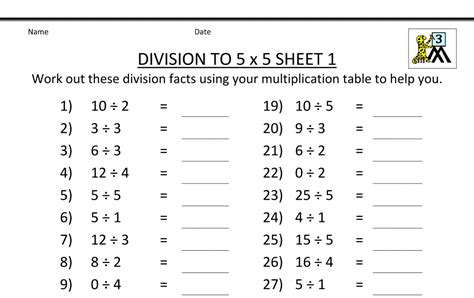 Division math for 3rd grade, click on the correct answer over hundreds of problems to solve, great for kids. 3rd Grade Division And Multiplication Worksheets - Free Worksheet
