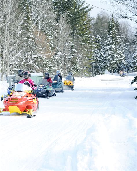 Plan A Snowmobiling Trip In The Sault Ste Marie Michigan Area This