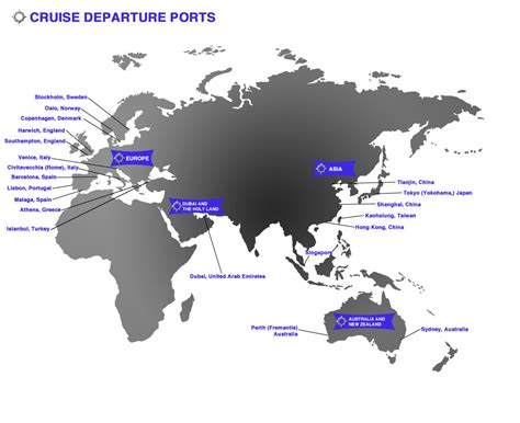 Where In The World Europe And Asia Cruise Event Gps