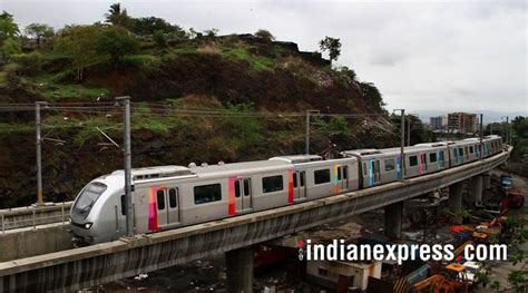 Mumbai 50 Of Riders Of Metro One Board From Andheri Ghatkopar