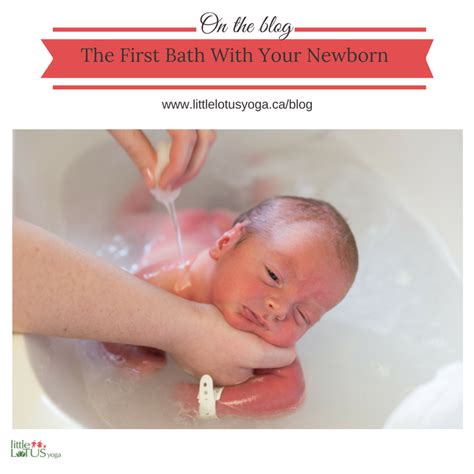 Wrap the baby securely in a towel and pat dry. The First Bath with your Newborn - Little Lotus Yoga