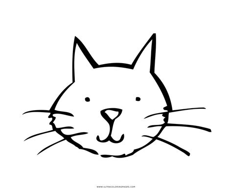 Disegni Facce Gatti Da Colorare | Migliori Pagine da ...