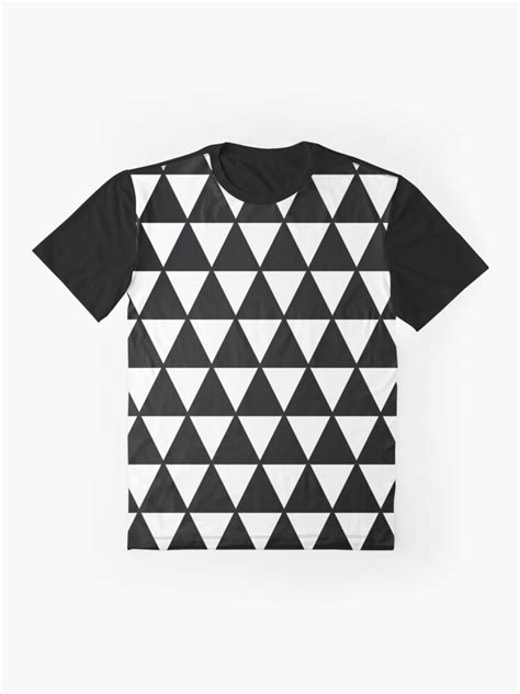 Black And White Triangle T Shirt For Sale By Starrylite Redbubble
