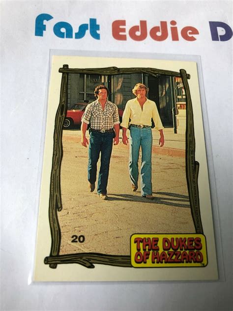Donruss 1983 The Dukes Of Hazzard Bubblegum Card 20 Bo And Luke Duke