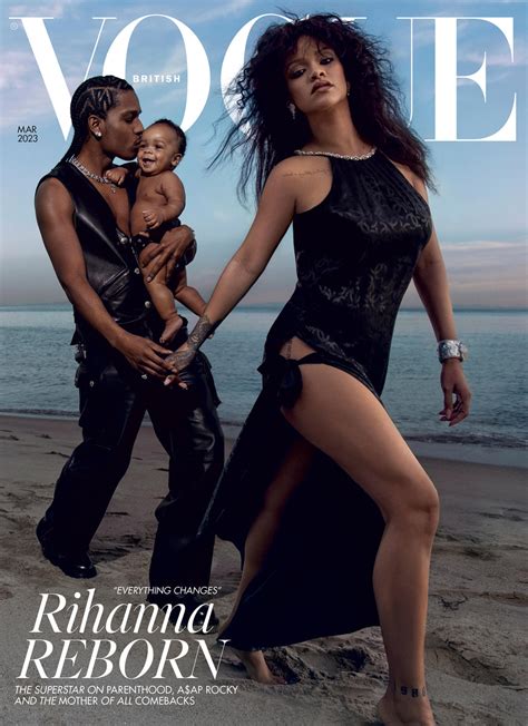 Rihanna Is Breathtaking On Cover Of British Vogue With Asap Rocky And