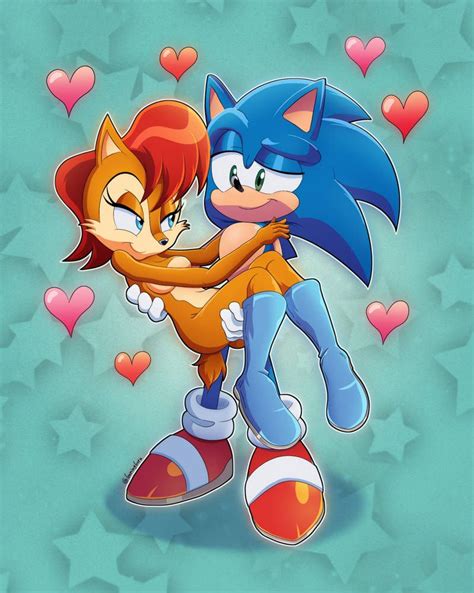 Sonic Satam Sonic And Amy Sonic The Hedgehog Archie Comics