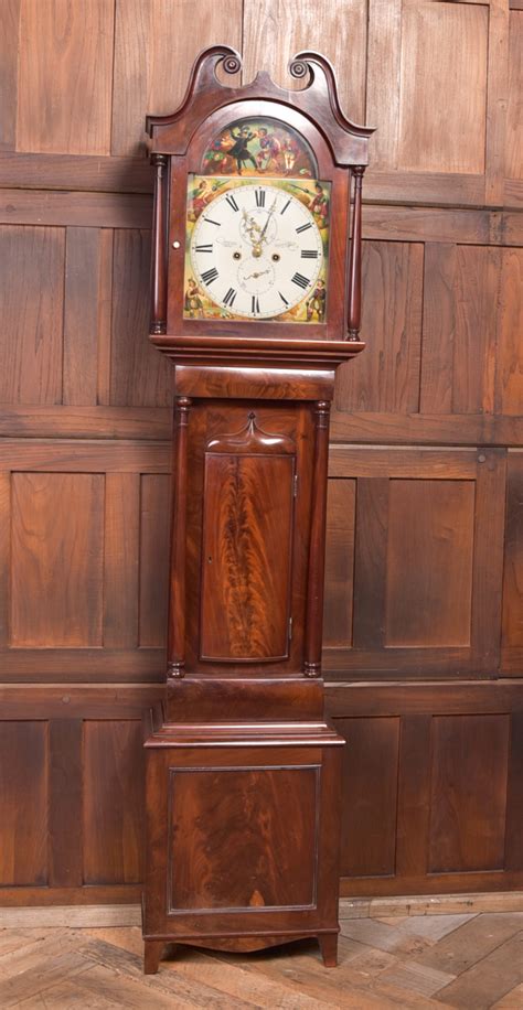 Victorian Mahogany Grandfather Clock J Adamson Of Friockheim 808809