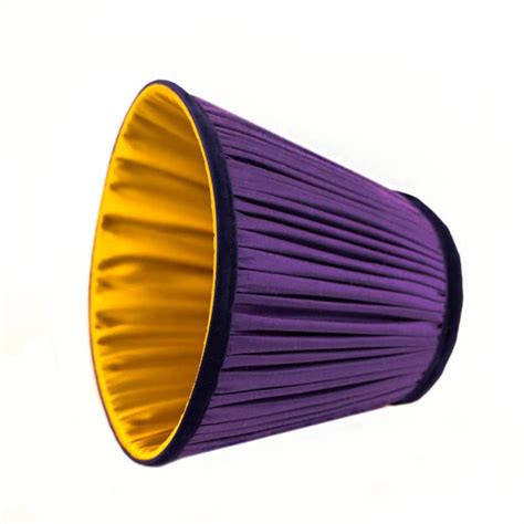 La série ucjv est une imprimantes à jet d'encre. Abat-jour violet ovale en soie - SYLVIE GRANSART
