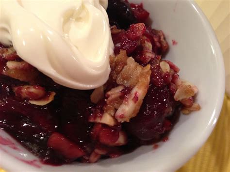Sweet Black Cherry Crisp The Perfect Compliment To Ice Cream See The Recipe On Friday