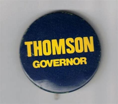 Meldrim Thomson New Hampshire R Governor 1972 78 Political Pin Button 599 Picclick