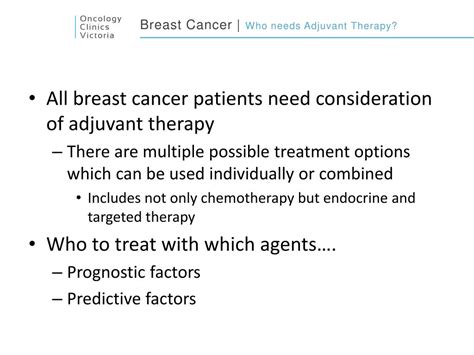 Ppt Adjuvant Therapy For Breast Cancer Powerpoint Presentation Free